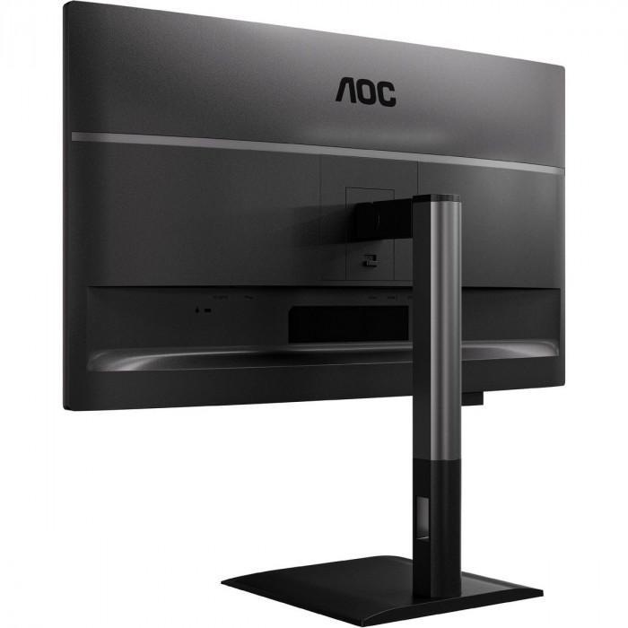 Монитор 27' AOC Q27P4U  IPS, 2560x1440, 120Hz, 4ms, 350сd/m, 1500:1 | 2xHDMI(2.0), DP(1.2), Type-C(PD-15W), 3xUSB 3.2 | HAS, Pivot, Swivel, InPSU, Speakers, Vesa 100, Black