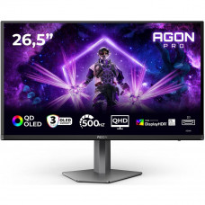 Монитор 26.5' AOC AGON AG276QKD2  QD-OLED, 2560x1440, 500Hz, 0,03ms, 1000сd/m, 1500000:1, HDR10 | 2xHDMI(2.1), DP(2.1), 4xUSB 3.2 | HAS, Pivot, Swivel, ExPSU, Speakers, Vesa 100, Black/Grey