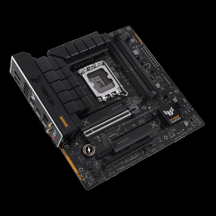 Материнская плата ASUS TUF GAMING B760M-BTF WIFI D4 LGA1700 mATX 4xDDR4 2xPCIEx16 PCIEx1 3xM.2 DP HDMI 2.5GLAN WiFi 6