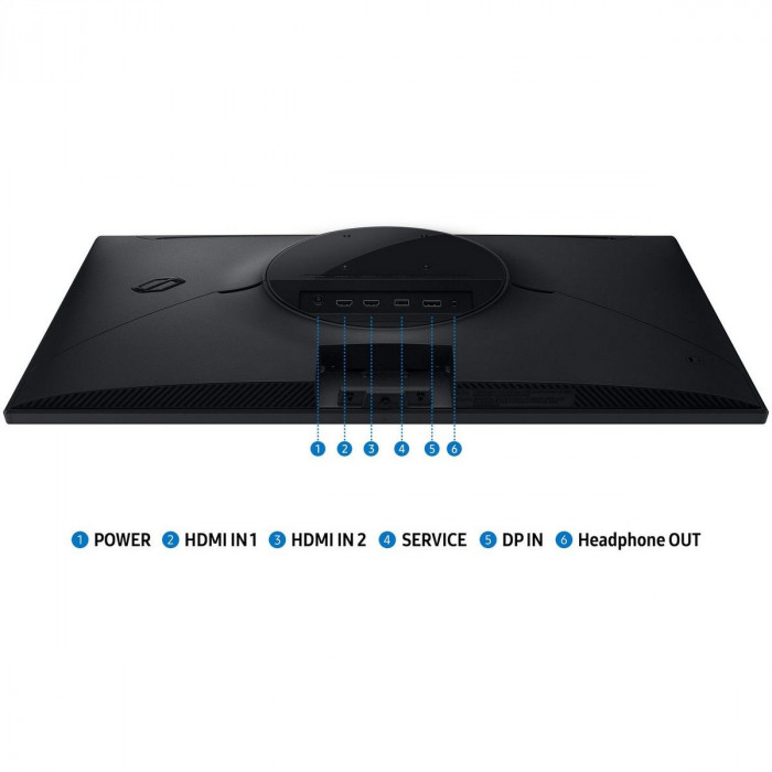 27' Монитор Samsung Odyssey G5 G53F S27FG532EI Black QHD (2560x1440), IPS, 200Hz, HDMIx2+DP