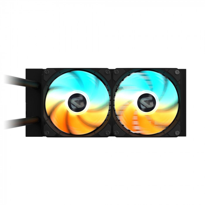 Жидкостная система охлаждения GIGABYTE Gaming GME 240 2 x 120mm ARGB Fan, LGA 1200, LGA 1700, LGA 1851, AM5, AM4