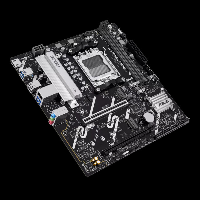 Материнская плата ASUS PRIME B840M-K AM5 mATX 2xDDR5 2xPCIEx16 2xM.2 HDMI 2.5GLAN