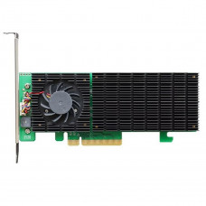 Плата расширения HighPoint SSD7202,   PCIe 3.0 x8, Ports: 2x M.2 (2242/2260/2280), Board: LowProfile, Bootable, RAID: 0, 1
