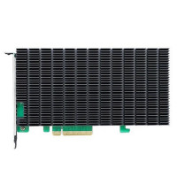 Плата расширения HighPoint SSD7204,  PCIe 3.0 x8, Ports: 4x M.2 (2242/2260/2280/22110), Board: Full Height, Full Length, RAID: 0,1,10   ADD IN CARD