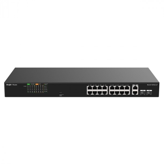 PoE Коммутатор Ruijie/Reyee RG-ES118FGS-LP