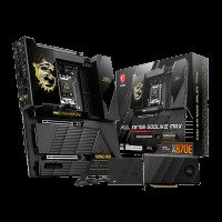 Материнская плата MSI MEG X870E GODLIKE MAX X870E, AM5, 4*DDR5, 2*PCIEx16, 1*PCIEx4, 5*M.2, 5*TypeC, 8*USB3.2Gen2, 4*USB3.2Gen1, 4*USB2.0, 4*SATA3.0, 10G, 5G, 2*TypeC(DP), Е-ATX, RTL