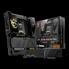 Материнская плата MSI MEG X870E GODLIKE MAX X870E, AM5, 4*DDR5, 2*PCIEx16, 1*PCIEx4, 5*M.2, 5*TypeC, 8*USB3.2Gen2, 4*USB3.2Gen1, 4*USB2.0, 4*SATA3.0, 10G, 5G, 2*TypeC(DP), Е-ATX, RTL