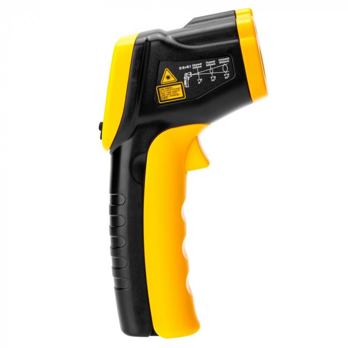 Термометр Deli Инфракрасный пирометр DL333380 -30…380°C
