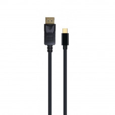 Кабель miniDP<->DP Cablexpert CCP-mDP2-6 20M/20M, v.1.2, 4K, 1.8м, черный, позол.разъемы, пакет (CCP-mDP2-6) (104210)