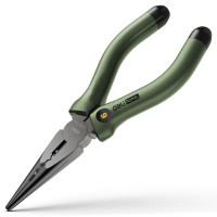 Длинногубцы Deli Home Series Green HT2106L 160мм, эксклюзивный дизайн, рукоятка из высококачественного софттач пластика