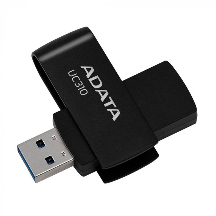 USB накопитель ADATA 256GB USB 3.2 Gen1 UC310-256G-RBK Black