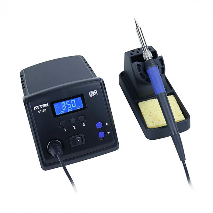 Паяльная станция Atten ST-60 230V 60Вт, 150-450°C, ±2°C темп. стабильность