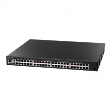 Коммутатор Edge-corE 48 x GE + 2 x 10G SFP+ ports + 1 x expansion slot (for dual 10G SFP+ ports) L3 Stackable Switch, w/ 1 x RJ45 console port, 1 x USB type A storage port, RPU connector, Stack up to 4 units Edge-corE ECS4620-52T