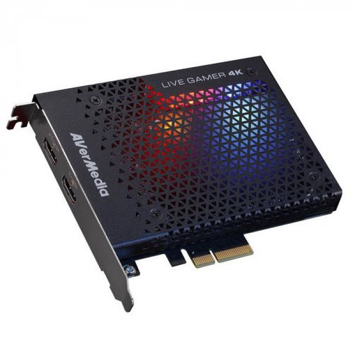 Плата видеозахвата внутренняя AVER Media Live Gamer 4K, PCI-Express x4 Gen 2, 2160p60 HDR, (GC573), RTL {20}, (678982)