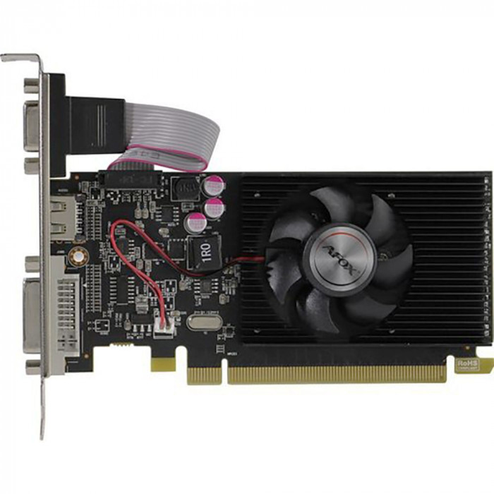 Видеокарта Afox R5 220 2GB DDR3 64bit DVI HDMI 1FAN LP RTL {30} (782340)