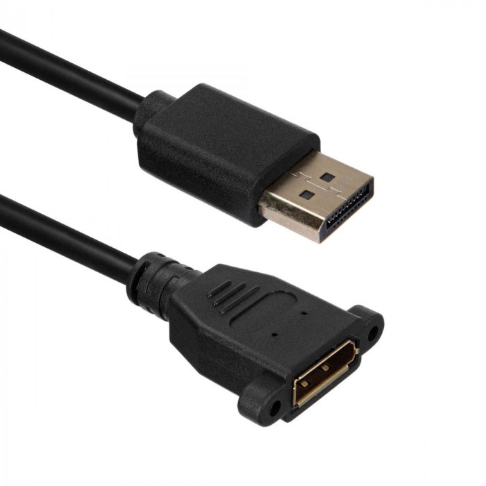 Кабель ACD-DDPF2-30B |ACD-DDPF2-30B| DisplayPort 1.2, DP extension, Golden Plated, 20m/20f, Черный, |ACD-DDPF2-30B| 3м (742514)