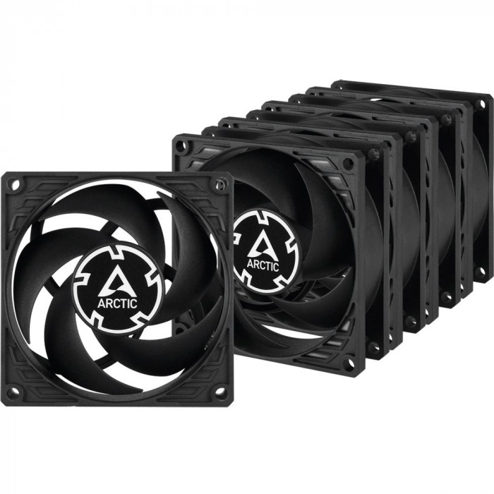 Вентилятор корпусной ARCTIC Cooling P8 Value Pack (Black/Black) (5pc)  (ACFAN00153A) (702065)