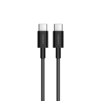 USB кабель CukTech Type-C to  braided cable（1.5m）3A 60W black CTC315P