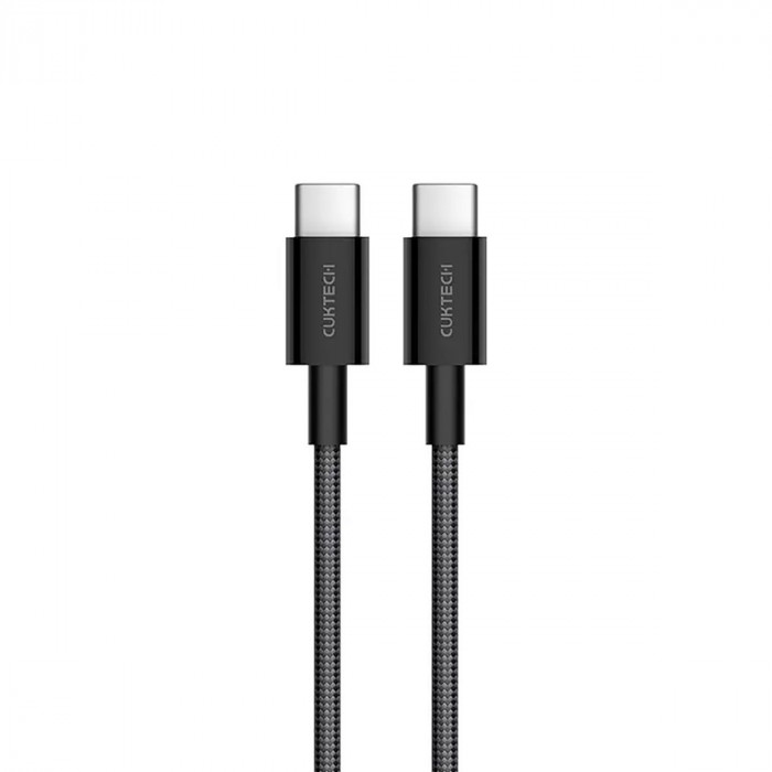 USB кабель CukTech Type-C to  braided cable（1.5m）3A 60W black CTC315P