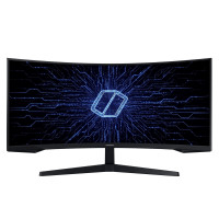 Монитор 34' SAMSUNG C34G55TWWI Odyssey G5 G55T UWQHD Curved VA, 3440x1440, 165Hz, 1ms, 250сd/m, 2500:1, HDR10 | HDMI(2.0), DP(1.4) | ExPSU, Vesa 75, Black