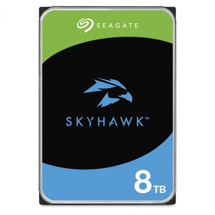 Жесткий диск Seagate 3.5' 8TB SkyHawk Surveillance HDD ST8000VX009 SATA 6Gb/s, 5400rpm 256MB, 24x7,