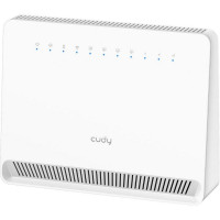 Модем CUDY AC1200 Wi-Fi 4G LTE-Cat6 Gigabit Router, 4 10/100/1000M RJ45 Ports,  Nano SIM Slot, Quectel module inside,build-in 4G LTE modem, 300Mbps at 2.4GHz + 867Mbps at 5GHz, Internal Antennas,  PPTP/L2TP/OpenVPN/WireGuard VPN, DNS over Cloudflare/Googl