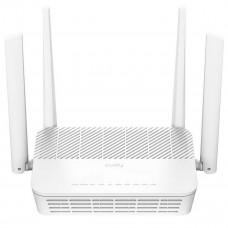 Маршрутизатор CUDY AX3000 Gigabit Wi-Fi 6 Mesh Router Dual Band, Chipset MT7981BA+MT7976CN+MT7531AE, 802.11ax/ac/a/b/g/n, 2402Mbps at 5GHz + 574Mbps at 2.4GHz, 5 x 10/100/1000Mbps Ports, 4 x 5dBi fixed antennas, WiFi router/AP/ Repeater/WISP Mode, PPTP/L2