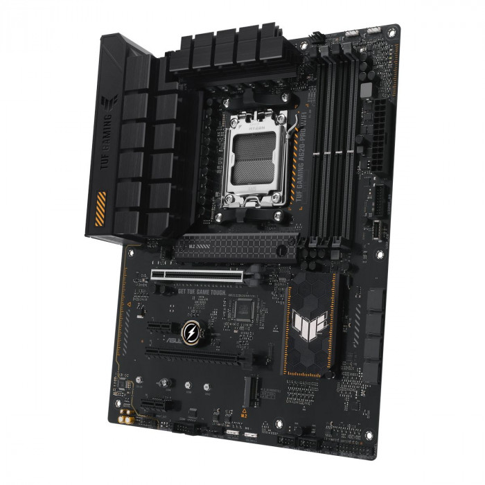 Материнская плата ASUS TUF GAMING A620-PRO WIFI AM5 ATX 4xDDR5 2xPCIEx16 2xPCIEx1 2xM.2 USB-C HDMI DP 2.5GLAN Wi-Fi 6