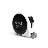Рулетка 'Home Series White' Deli H8005B 5м х 19мм, эксклюзивный дизайн