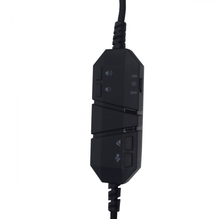 Наушники Raskat Strike 3U (50мм, 32Ом, 114±3дБ, 20-20000Гц, микрофон, USB 2м, подсветка)