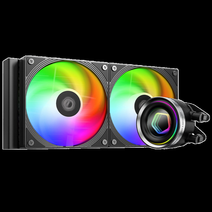 Вентилятор для процессора ID-Cooling FX240 INFINITY ARGB (Black) 300W all Intel/AMD