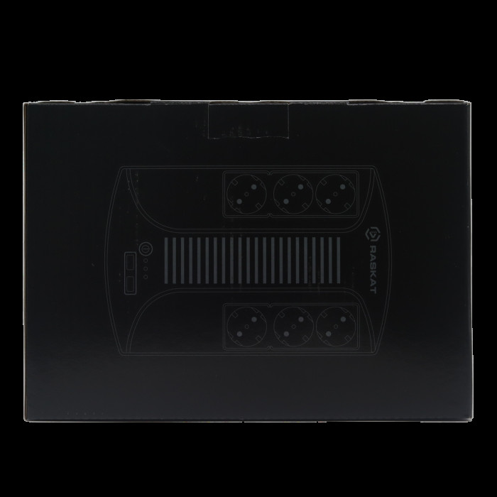 Источник бесперебойного питания  ИБП Raskat VS-850VA 850VA, 510Вт, 6хCEE 7