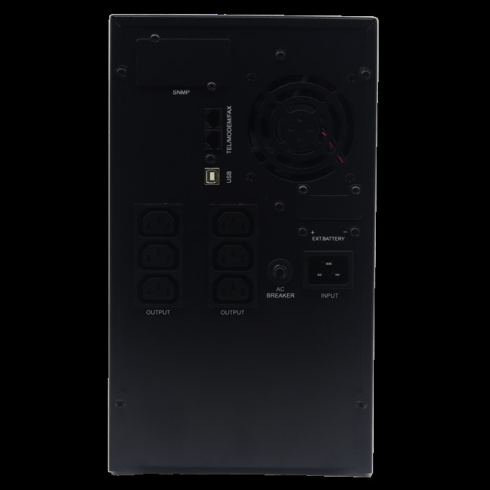 Источник бесперебойного питания  ИБП Raskat HIL-3000VA+ 3000VA, 2400Вт, 6xIEC320, LCD, USB type-B, 2xRJ-45, 1xRS232, чистая синусоида