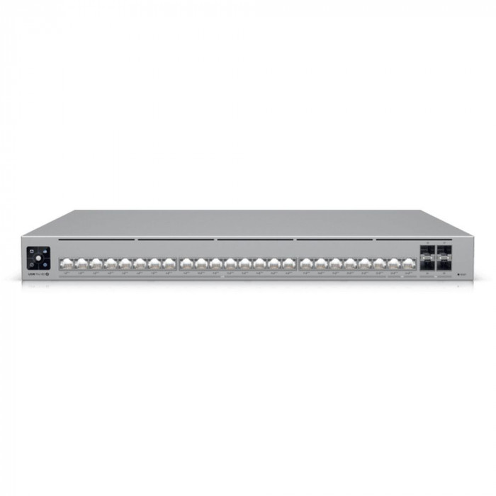 Ubiquiti UniFi Switch Pro HD 24 PoE PoE-коммутатор в стойку, 22х 2.5G RJ45, 2х 10G RJ45, 4х 10G SFP+, раздача 600 Вт