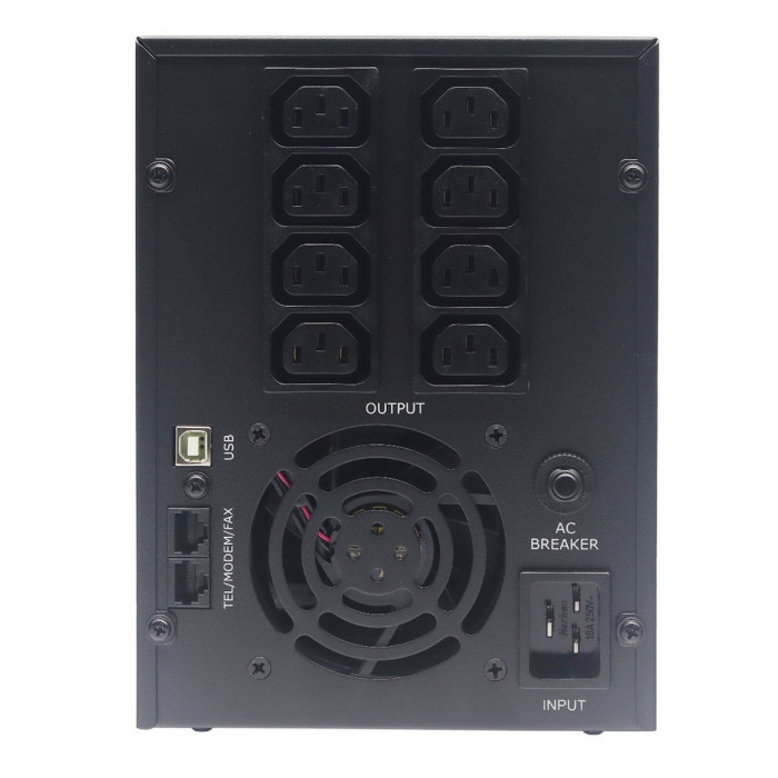 Источник бесперебойного питания  ИБП Raskat HIL-3000VA (3000VA, 1800Вт, 8xIEC320, LCD, USB type-B, 2xRJ-45)