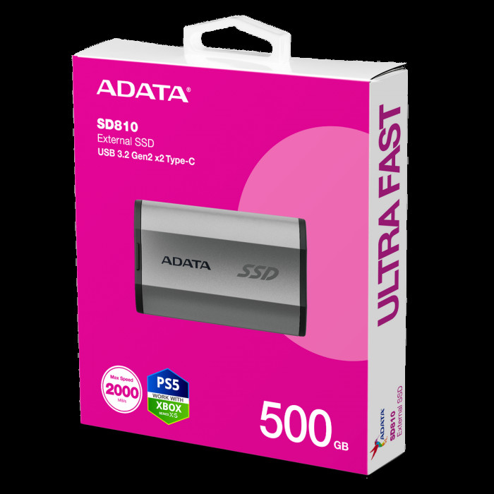 Твердотельный накопитель SSD ADATA 500GB SD810 SD810-500G-CSG