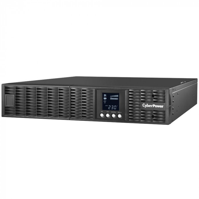 Источник бесперебойного питания (ИБП) Online CyberPower OLS1000ERT2U 1000VA/900W USB/RS-232/EPO/SNMPslot/RJ11/45/ВБМ (6 IEC С13)