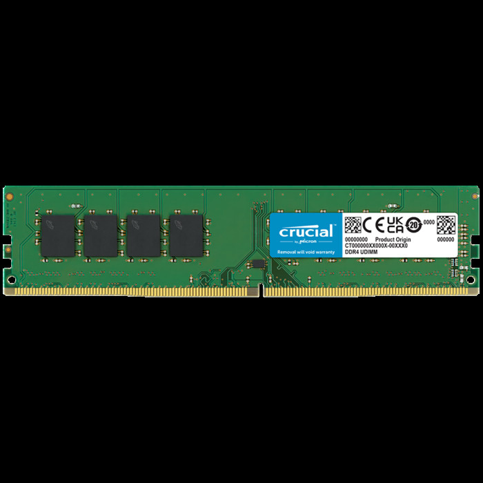Модуль памяти Crucial 8GB Basic UDIMM DDR4-3200 (PC4-25600) CL19 1.2V