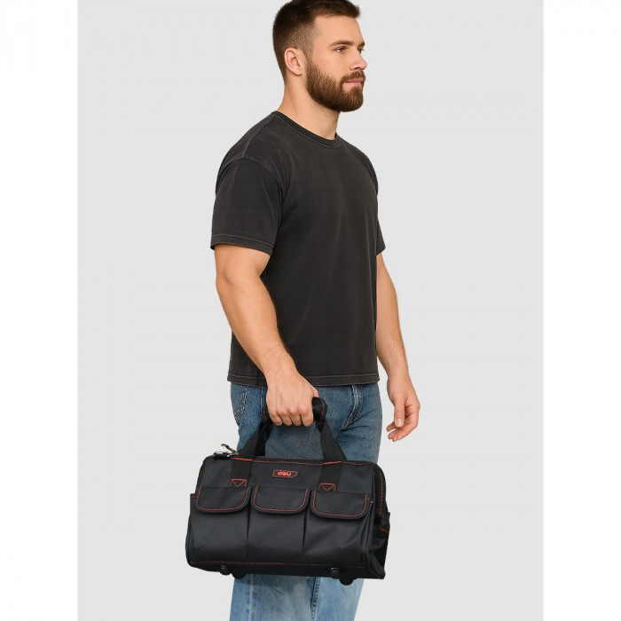 Сумка для инструментов Deli DL430902 'Black Edition'