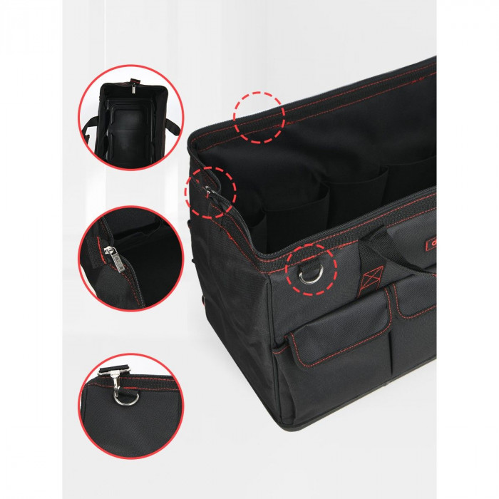 Сумка для инструментов Deli DL430906 'Black Edition'