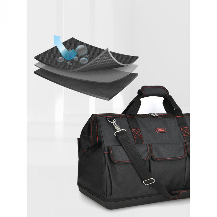 Сумка для инструментов Deli DL430906 'Black Edition'