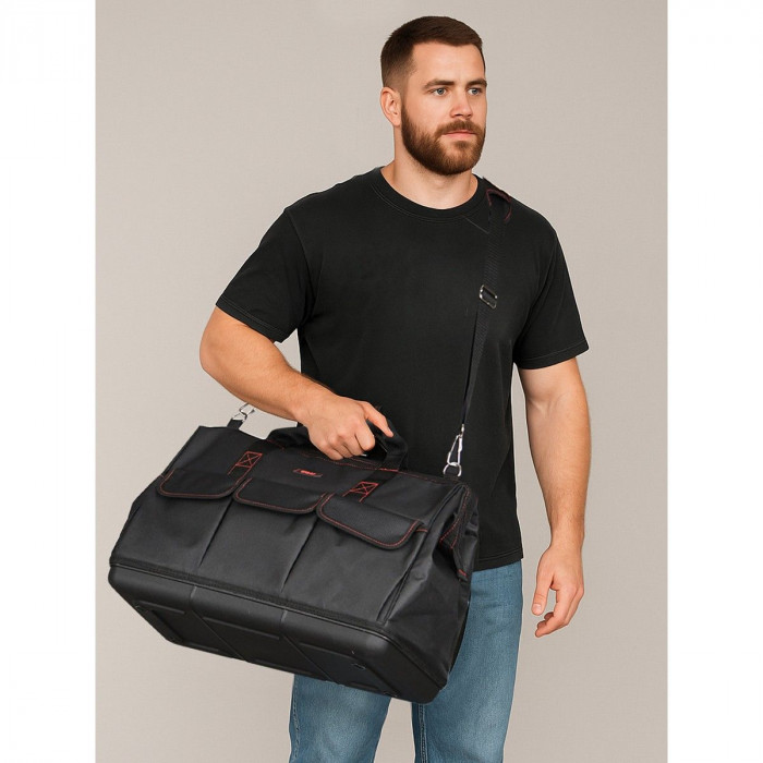 Сумка для инструментов Deli DL430906 'Black Edition'
