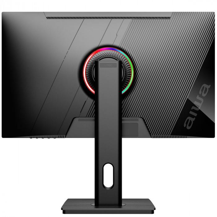 Монитор 24.5' AIWA MD2510  IPS, 1920x1080, 240Hz, 1ms, 350сd/m, 1000:1, HDR | 2xHDMI(2.0), 2xDP(1.2) | HAS, Pivot, Swivel, ExPSU, Speakers, Vesa 75, Black