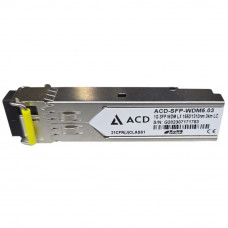 Трансивер ACD ACD-SFP-WDM5.03 SFP, WDM, DDM, 1.25Gbps, LC, sm, 3 km, TX/RX=1550/1310nm (функционально совместим с 330T/3KM/A1A, другой разъем)