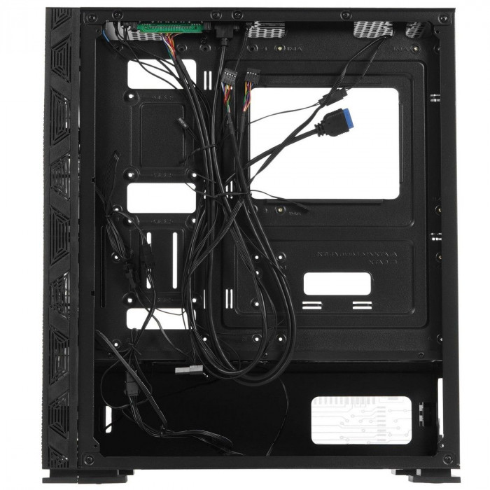 Корпус SOEYI «AX8-B20 SOEYI ATX case with black coating front panel with flat bigger mesh, without»