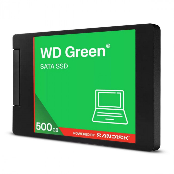 Твердотельный накопитель SSD Western Digital 2.5' 500GB WD Green Client SSD 6Gb/s WDS500G5G0A
