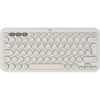 Клавиатура беспроводная Logitech K380, White, Bluetooth, оригинальная заводская РУС гравировка, [920-009589]