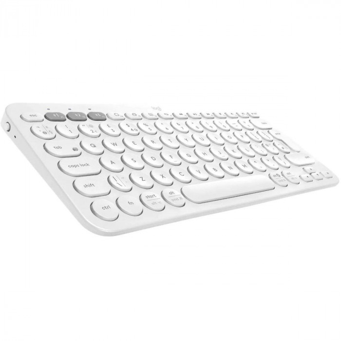 Клавиатура беспроводная Logitech K380, White, Bluetooth, оригинальная заводская РУС гравировка, [920-009589]
