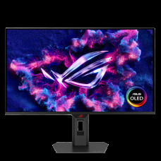 Монитор 26.5' ASUS XG27ACDMS  QD-OLED, 2560x1440, 280Hz, 0,03ms, 250сd/m, 1500000:1, HDR10 | HDMI(2.1), DP(1.4), Type-C(PD-15W) | HAS, Pivot, Swivel, InPSU, Vesa 100, Black