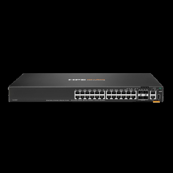 Коммутатор JL724B HPE Aruba Networking CX 6200F 24G 4SFP+ Managed L3 Switch
